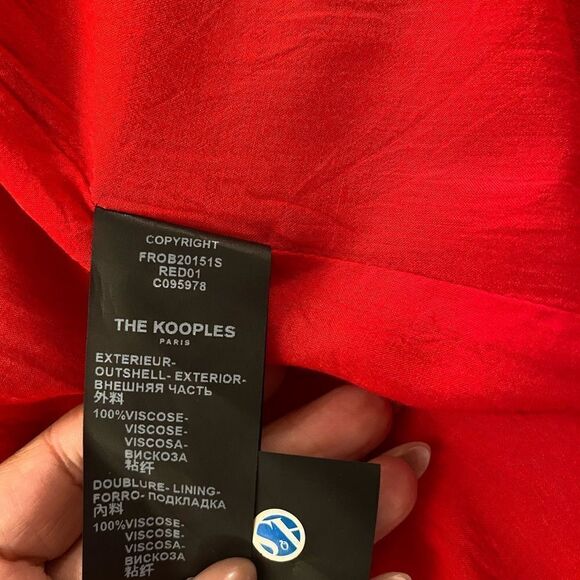 Kooples X Sport wrap mini dress, size 0 - Picture 10 of 11